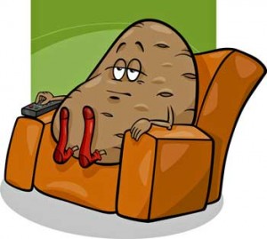 After years of trying hard to figure everything  out Carol muses about finding herself  becoming a bit of a couch potato