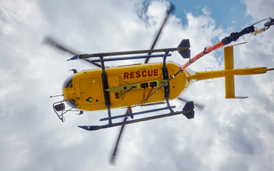 Rescue helicopter