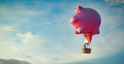 hot air piggy